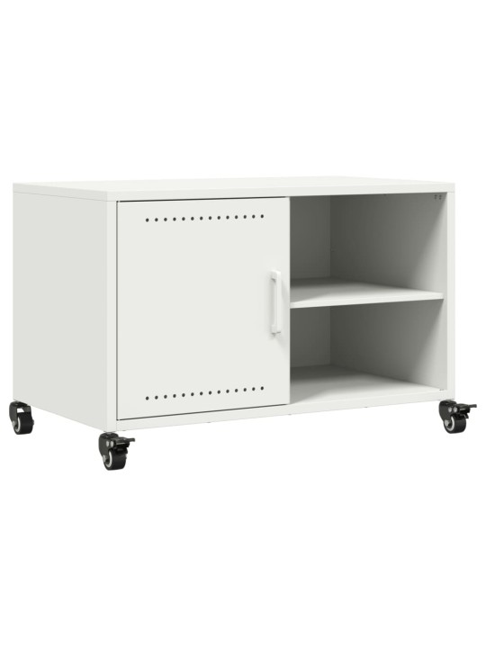 Tv skapītis, balts, 68x39x43,5 cm, tērauds