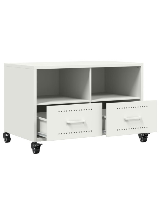 Tv skapītis, balts, 68x39x43,5 cm, tērauds