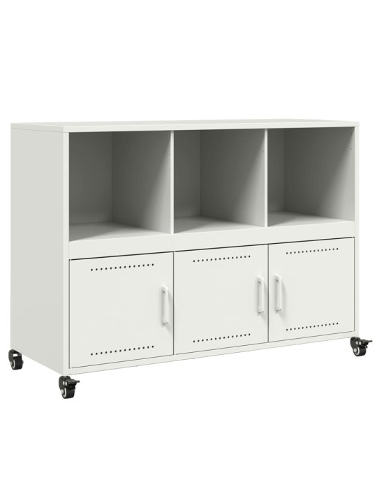 Kumode, balta, 100,5x39x72 cm, tērauds