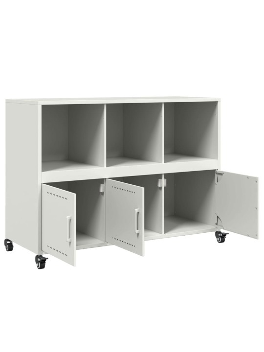 Kumode, balta, 100,5x39x72 cm, tērauds