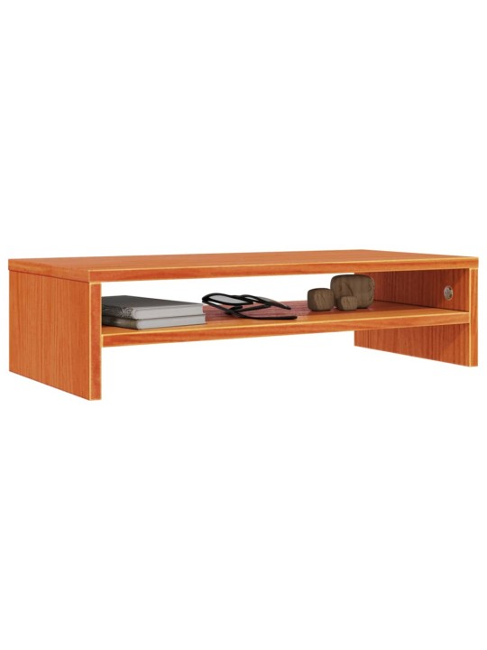 Monitora paliktnis, vaska brūnas, 50x24x13 cm, priedes koks