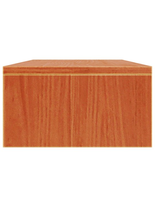 Monitora paliktnis, vaska brūnas, 50x24x13 cm, priedes koks