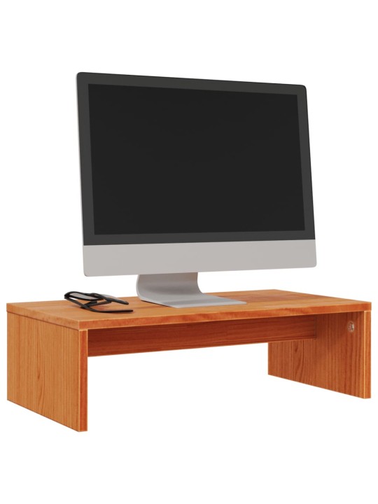 Monitora paliktnis, vaska brūnas, 50x27x15 cm, priedes koks