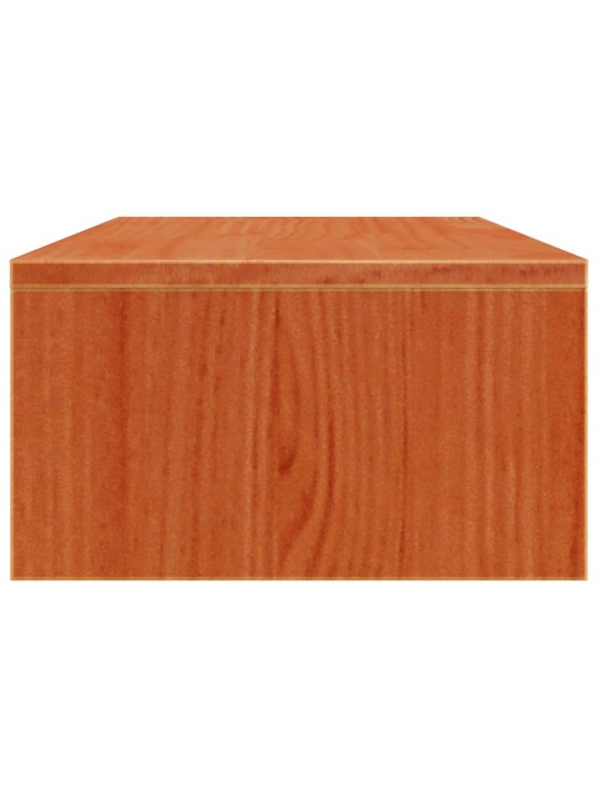 Monitora paliktnis, vaska brūnas, 50x27x15 cm, priedes koks