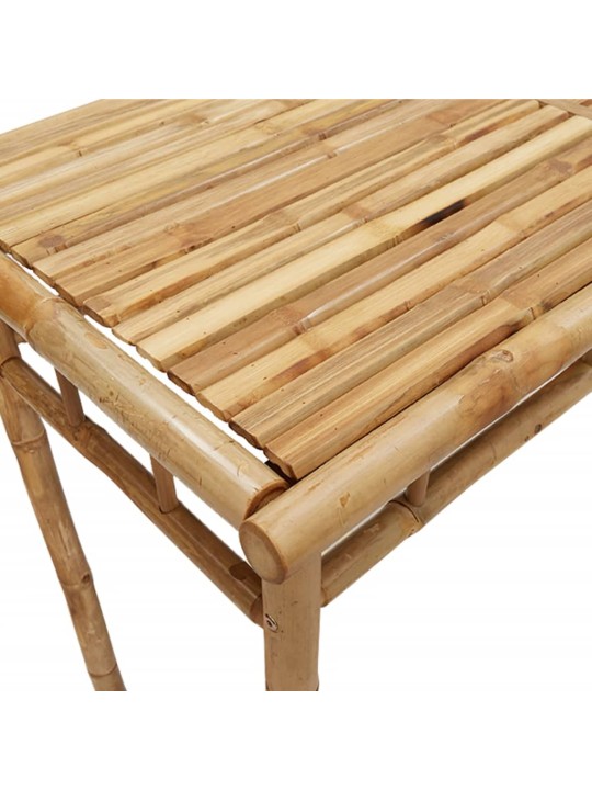 Dārza galds, 110x55x75 cm, bambuss