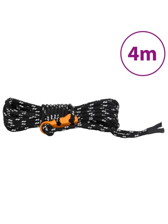 Telts virve ar savilcējiem, atstarojoša, 8 gab., 4 m, 4 mm