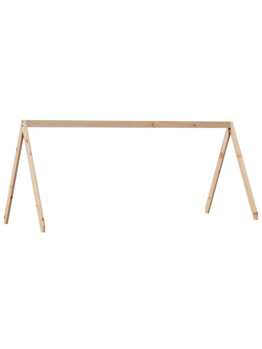 Bērnu gultas jumts, 209x85,5x88 cm, priedes masīvkoks