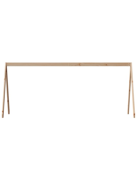 Bērnu gultas jumts, 209x85,5x88 cm, priedes masīvkoks