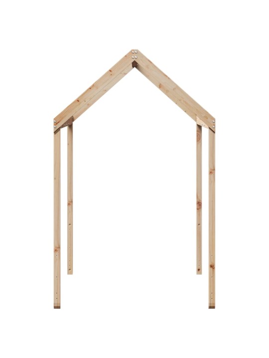 Bērnu gultas jumts, 217x85,5x154 cm, priedes masīvkoks