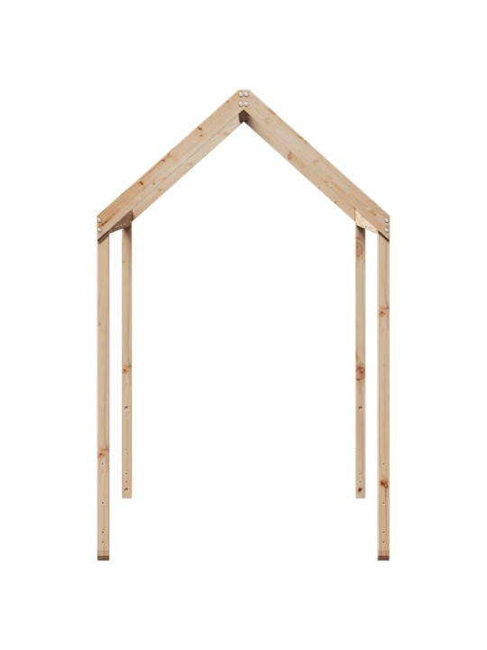 Bērnu gultas jumts, 207x95,5x159 cm, priedes masīvkoks