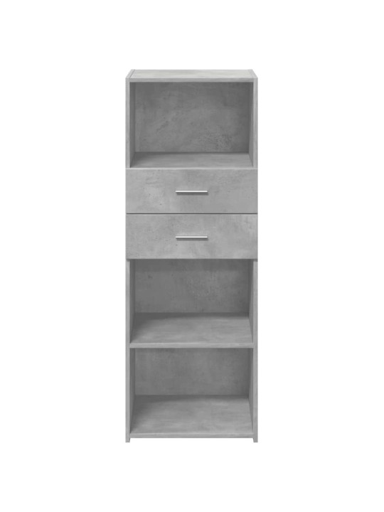 Augstais skapītis betonpelēks 45x42,5x124 cm inženierijas koks