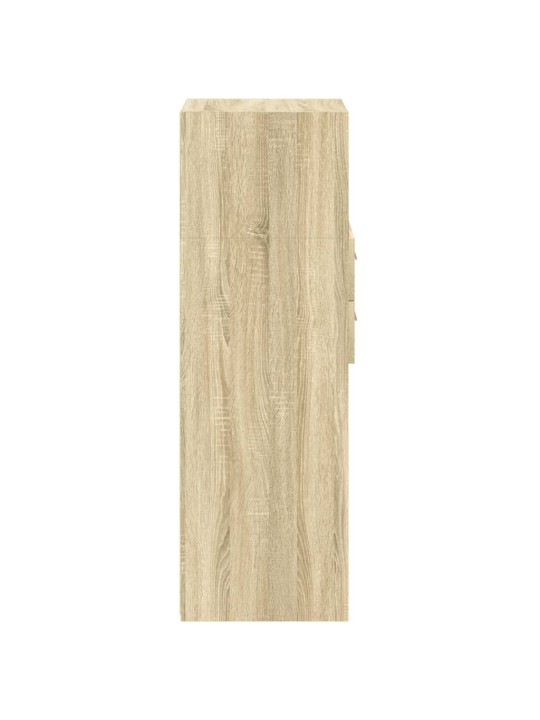 Augstais skapītis, koka krāsa, 50x42,5x124cm, inženierijas koks