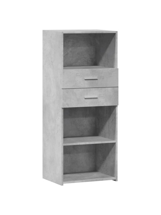 Augstais skapītis betonpelēks 50x42,5x124 cm inženierijas koks
