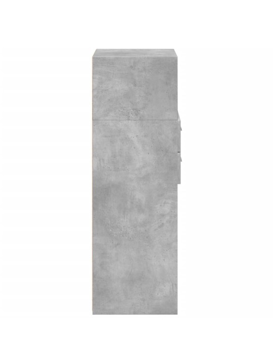 Augstais skapītis betonpelēks 50x42,5x124 cm inženierijas koks