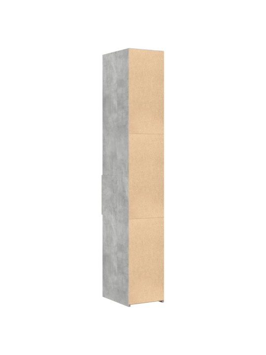 Augstais skapītis, betonpelēks,30x42,5x185cm, inženierijas koks