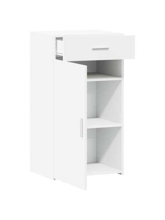 Kumode, balta, 50x42,5x93 cm, inženierijas koks