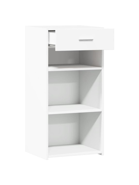 Kumode, balta, 45x42,5x93 cm, inženierijas koks