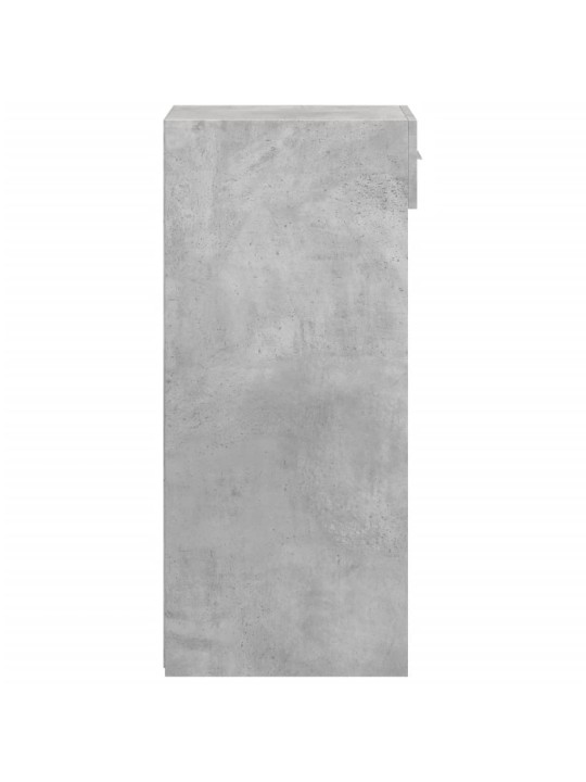 Kumode, betona pelēka, 40x42,5x93 cm, inženierijas koks