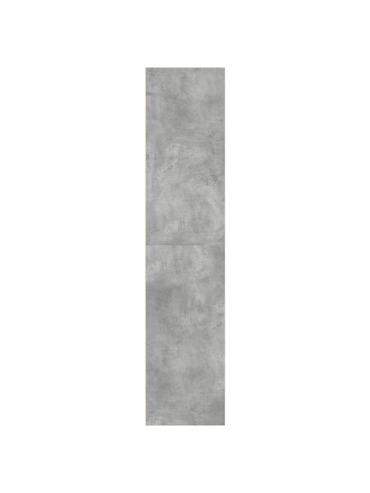 Augstais skapītis, betonpelēks, 30x41x185 cm, inženierijas koks