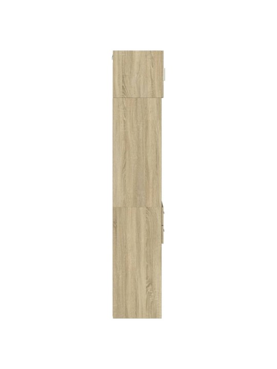 Skapis, ozolkoka krāsā, 40x42,5x225 cm, inženierijas koks