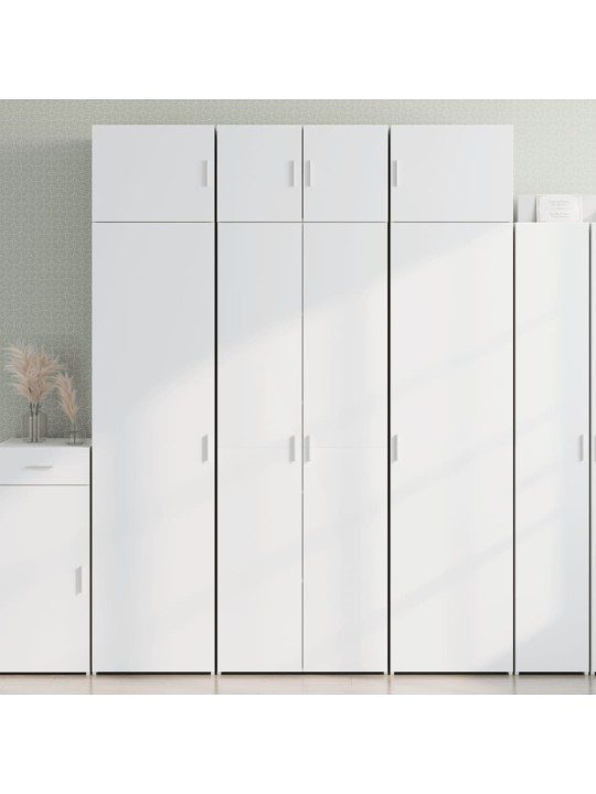Skapis, balts, 70x42,5x225 cm, inženierijas koks