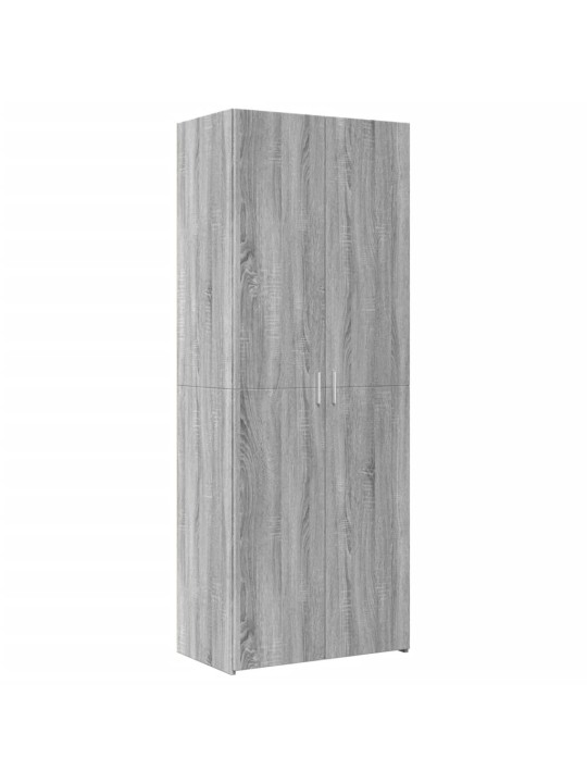 Skapis, pelēka ozola, 70x42,5x225 cm, inženierijas koks