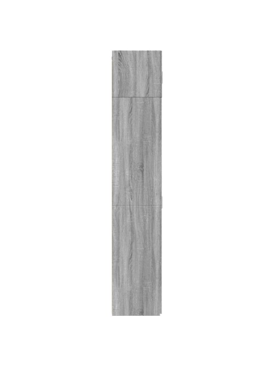 Skapis, pelēka ozola, 70x42,5x225 cm, inženierijas koks