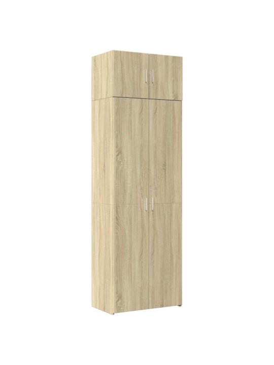 Skapis, ozolkoka krāsā, 70x42,5x225 cm, inženierijas koks