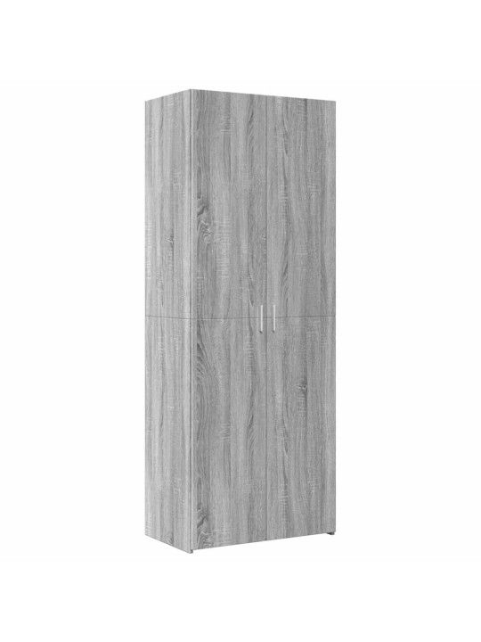 Skapis, pelēka ozola, 70x42,5x225 cm, inženierijas koks