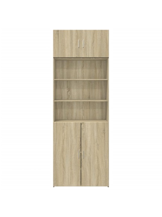 Skapis, ozolkoka krāsā, 80x42,5x225 cm, inženierijas koks