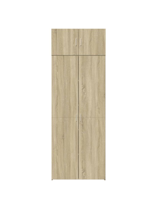 Skapis, ozolkoka krāsā, 80x42,5x225 cm, inženierijas koks