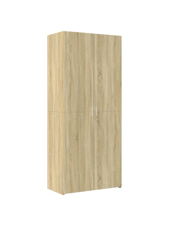 Skapis, ozolkoka krāsā, 80x42,5x225 cm, inženierijas koks