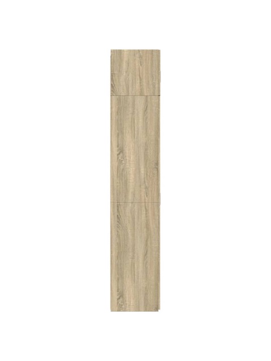 Skapis, ozolkoka krāsā, 80x42,5x225 cm, inženierijas koks