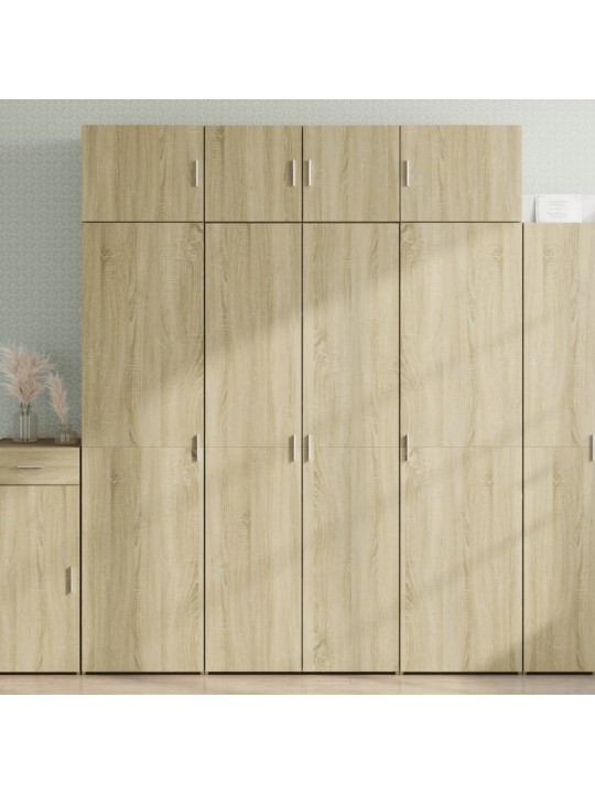 Skapis, ozolkoka krāsā, 80x42,5x225 cm, inženierijas koks