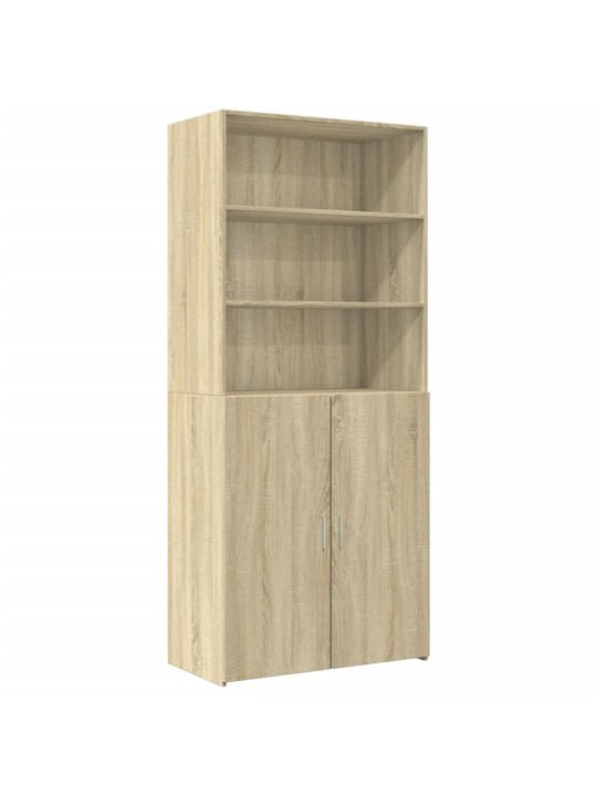 Augstais skapītis koka krāsa 80x42,5x249cm inženierijas koks