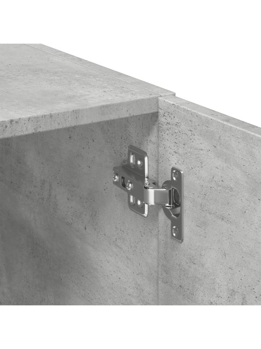 Augstais skapītis betonpelēks 80x42,5x249 cm inženierijas koks
