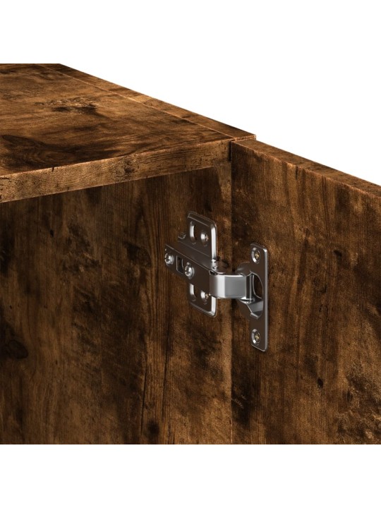 Augstais skapītis koka krāsa 80x42,5x249cm inženierijas koks