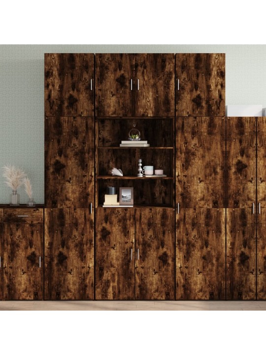 Augstais skapītis koka krāsa 80x42,5x249cm inženierijas koks