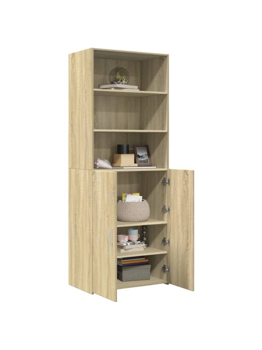 Augstais skapītis koka krāsa 70x42,5x185cm inženierijas koks