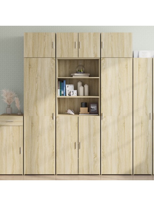 Augstais skapītis koka krāsa 70x42,5x185cm inženierijas koks