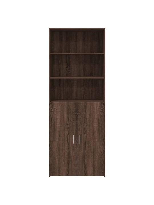 Augstais skapītis brūna ozola 70x42,5x185cm inženierijas koks