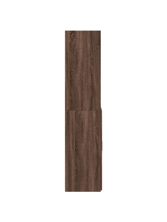 Augstais skapītis brūna ozola 70x42,5x185cm inženierijas koks