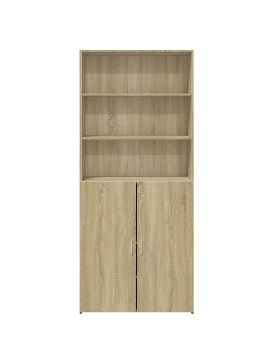 Augstais skapītis koka krāsa 80x42,5x185 inženierijas koks