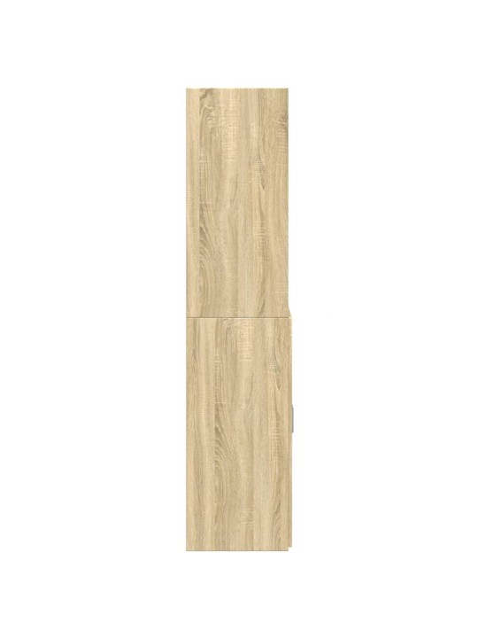 Augstais skapītis koka krāsa 80x42,5x185 inženierijas koks