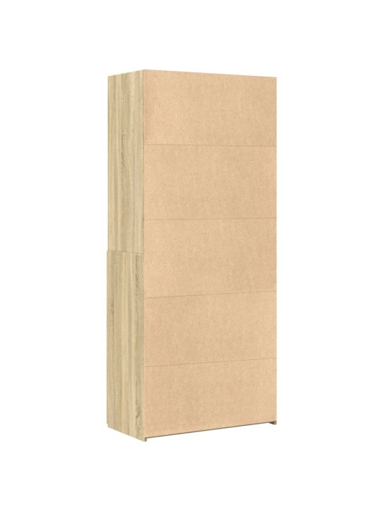 Augstais skapītis koka krāsa 80x42,5x185 inženierijas koks