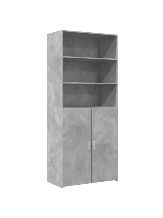 Augstais skapītis betonpelēks 80x42,5x185 inženierijas koks