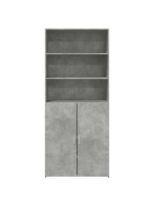 Augstais skapītis betonpelēks 80x42,5x185 inženierijas koks