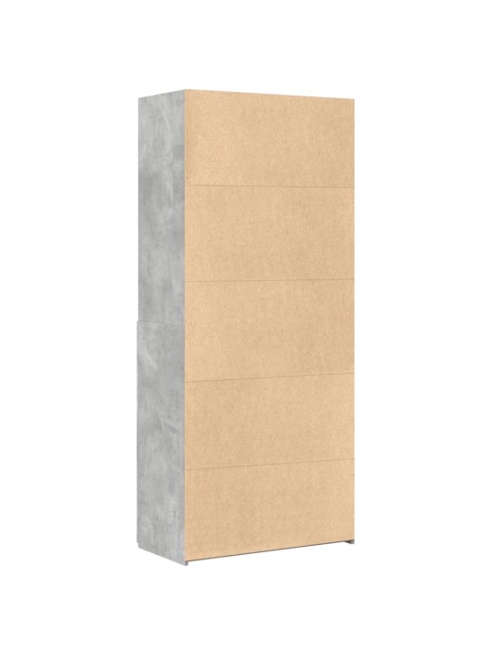 Augstais skapītis betonpelēks 80x42,5x185 inženierijas koks