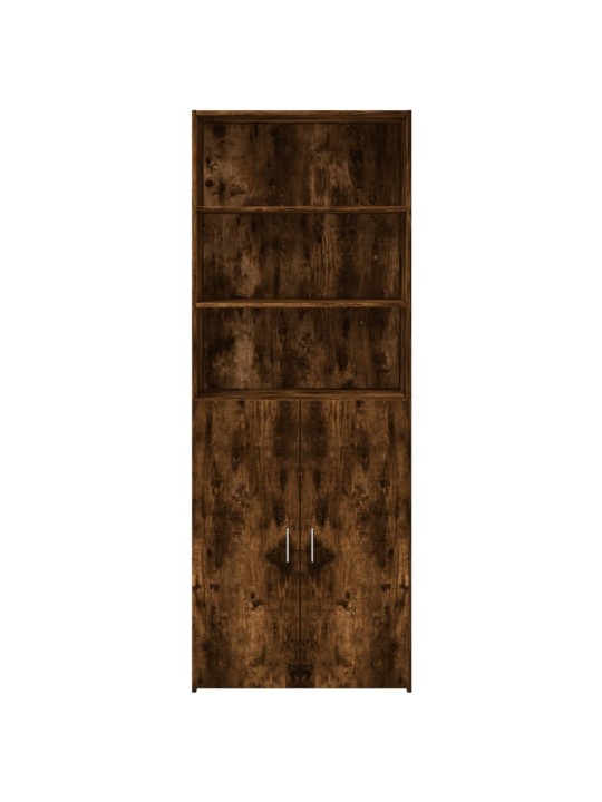 Augstais skapītis koka krāsa 80x42,5x185 inženierijas koks