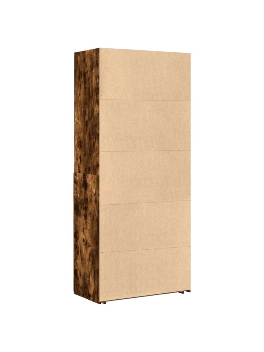 Augstais skapītis koka krāsa 80x42,5x185 inženierijas koks